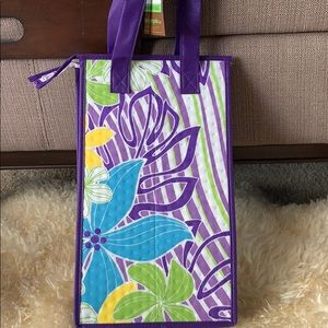 Hot & Cold Reusable Hawaiian Print Wine Bag